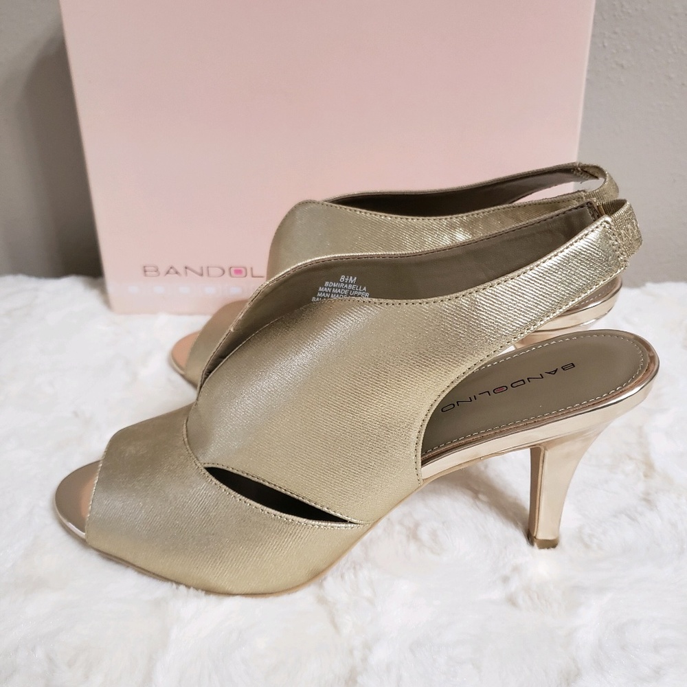 Bandolino Metalic Slingbacks